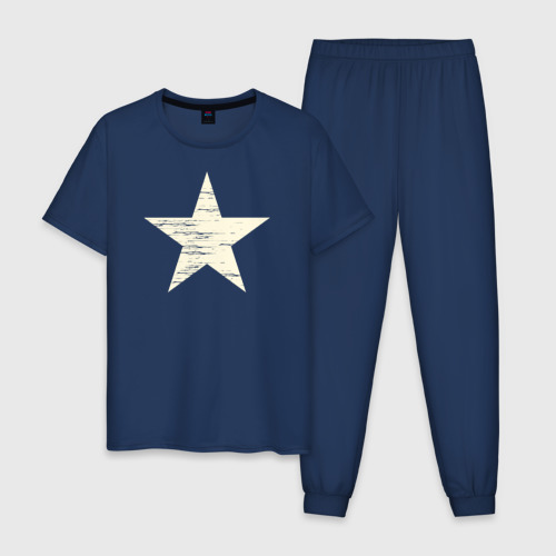 Мужская пижама хлопок The Star, цвет темно-синий