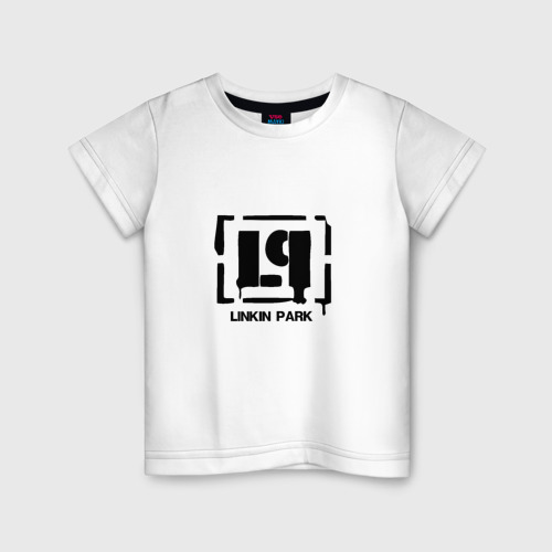 Детская футболка хлопок Linkin Park, цвет белый