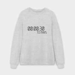 Мужской свитшот oversize без начеса хлопок 30 Seconds to Mars