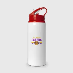 Бутылка для воды с трубочкой Los Angeles Lakers