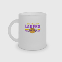 Кружка матовая стеклянная Los Angeles Lakers