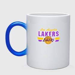 Кружка хамелеон Los Angeles Lakers