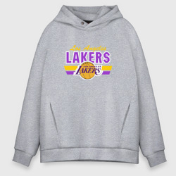 Мужское худи Oversize хлопок Los Angeles Lakers