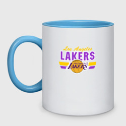 Кружка двухцветная Los Angeles Lakers