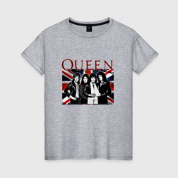 Женская футболка хлопок Queen band