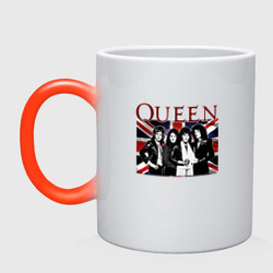 Кружка хамелеон Queen band