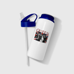 Бутылка для воды с трубочкой Queen band - фото 2