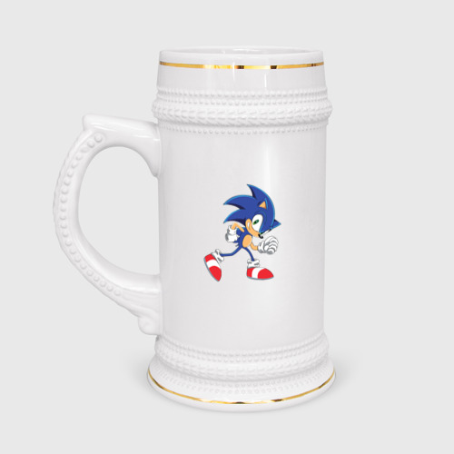 Кружка пивная Sonic the Hedgehog