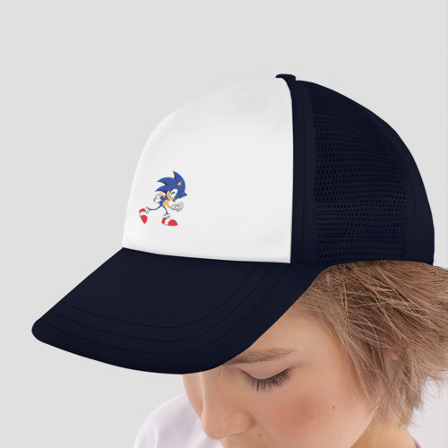 Детская кепка тракер Sonic the Hedgehog, цвет темно-синий - фото 4