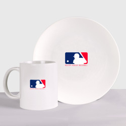 Набор: тарелка + кружка Бейсбол