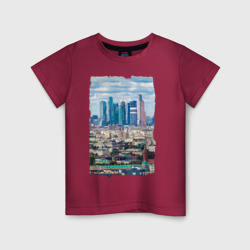 Детская футболка хлопок Москва-Сити