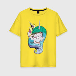 Женская футболка хлопок Oversize Princess Celestia