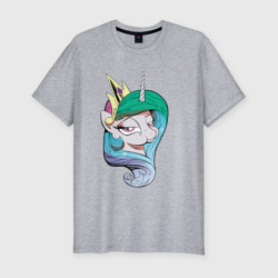 Мужская футболка хлопок Slim Princess Celestia