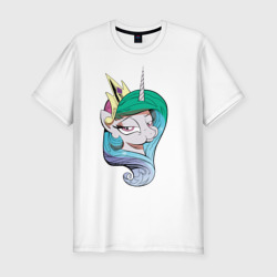 Мужская футболка хлопок Slim Princess Celestia