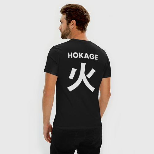 Мужская футболка хлопок Slim Kage Squad Jersey Hokage, цвет черный - фото 4