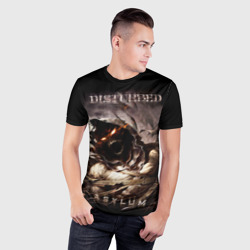 Мужская футболка 3D Slim Disturbed - фото 2