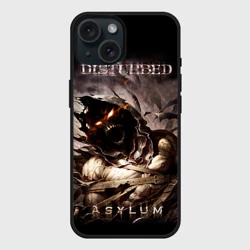 Чехол силиконовый для Apple iPhone 15 матовый Disturbed
