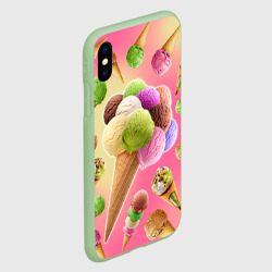Чехол для iPhone XS Max матовый Мороженое - фото 2