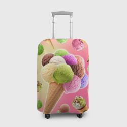 Чехол для чемодана 3D Мороженое
