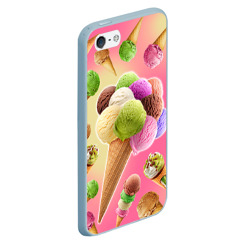 Чехол для iPhone 5/5S матовый Мороженое - фото 2