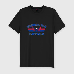 Приталенная футболка Washington Capitals WC (Мужская)