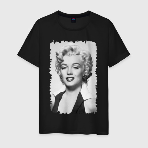 Мужская футболка хлопок Мэрилин Монро Marilyn Monroe, цвет черный