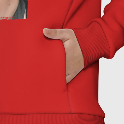Детский костюм хлопок Oversize Charlize Theron, цвет красный - фото 8