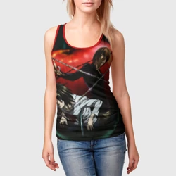 Женская майка 3D Тетрадь смерти - фото 2