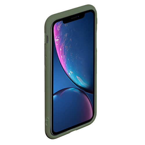 Чехол для iPhone XS Max матовый Тетрадь смерти, цвет темно-зеленый - фото 2