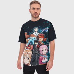 Мужская футболка oversize 3D Sword Art Online - фото 2