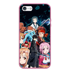 Чехол для iPhone 5/5S матовый Sword Art Online