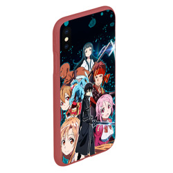 Чехол для iPhone XS Max матовый Sword Art Online - фото 2