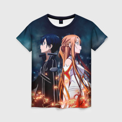 Женская футболка 3D Sword Art Online