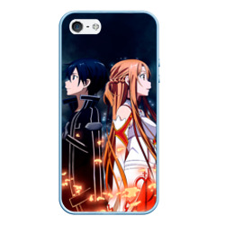 Чехол для iPhone 5/5S матовый Sword Art Online