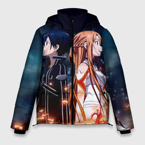 Мужская зимняя куртка 3D Sword Art Online