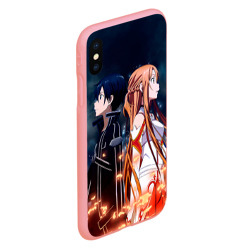 Чехол для iPhone XS Max матовый Sword Art Online - фото 2