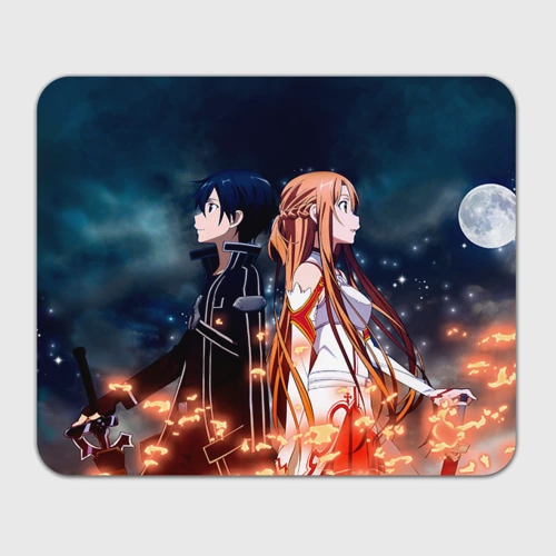 Прямоугольный коврик для мышки Sword Art Online