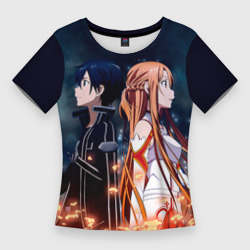 Женская футболка 3D Slim Sword Art Online