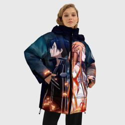 Женская зимняя куртка Oversize Sword Art Online - фото 2