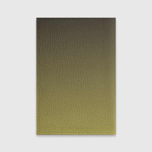 Обложка для паспорта матовая кожа Эльза в доспехах Валькирии, цвет желтый - фото 2