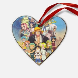 Деревянная игрушка Сердце One Piece персонажи