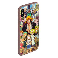 Чехол для iPhone XS Max матовый One Piece персонажи - фото 2