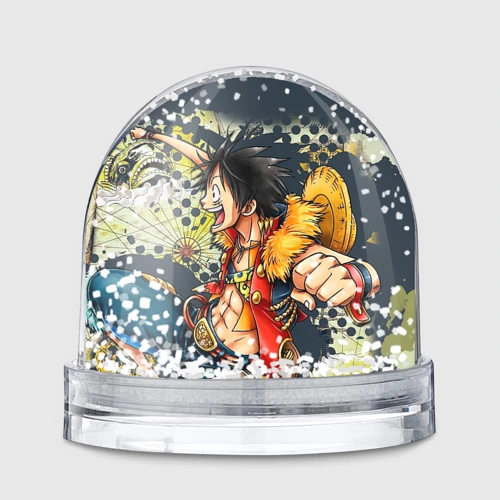 Игрушка Снежный шар One Piece кулак