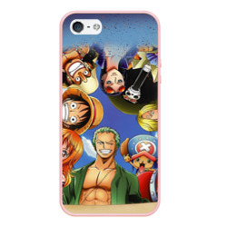 Чехол для iPhone 5/5S матовый Взгляд сверху One Piece