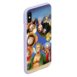 Чехол для iPhone XS Max матовый Взгляд сверху One Piece - фото 2