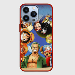 Чехол для iPhone 13 Pro Взгляд сверху One Piece