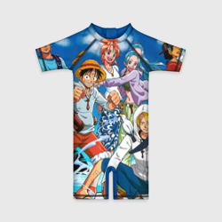 Детский купальный костюм 3D One Piece в облаках