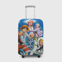 Чехол для чемодана 3D One Piece в облаках