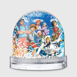 Игрушка Снежный шар One Piece в облаках