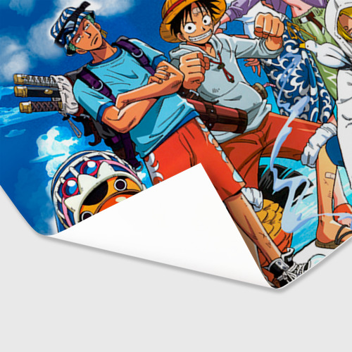 Бумага для упаковки 3D One Piece в облаках - фото 3